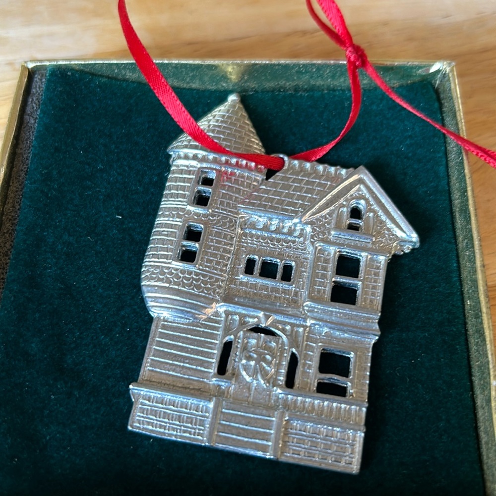 Pewter Christmas ornament